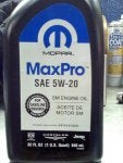 mopr branded 5w20 oil - synthectic blend or full synthetic? | Charger ...
